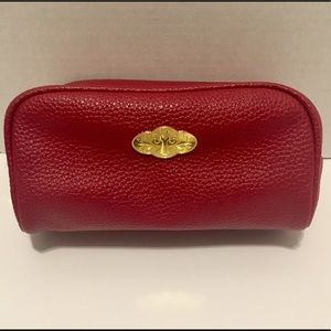 Bare Minerals Red and Gold Make Up Travel Bag